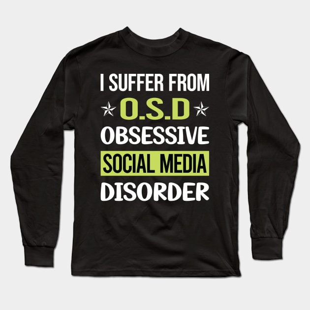 Obsessive Love Social Media Long Sleeve T-Shirt by lainetexterbxe49